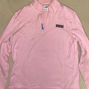 Pink Vineyard Vines Half Zip